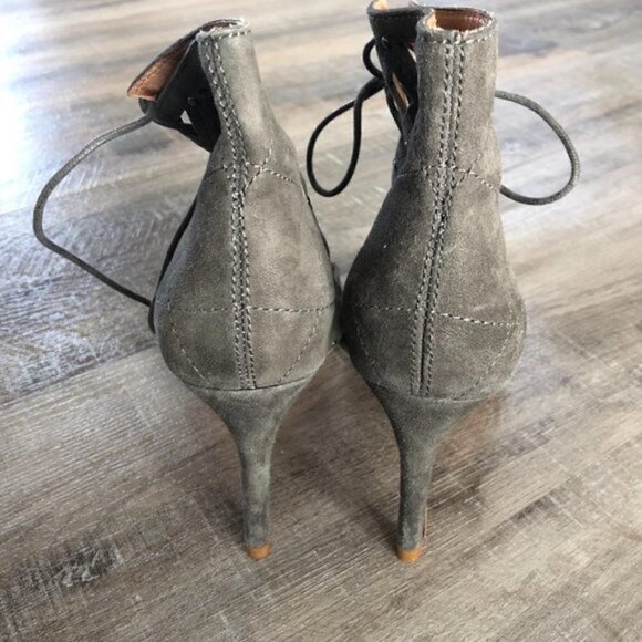 Joie Cayla Cutout Bootie Studded Caged Heels 36 - Picture 5 of 6